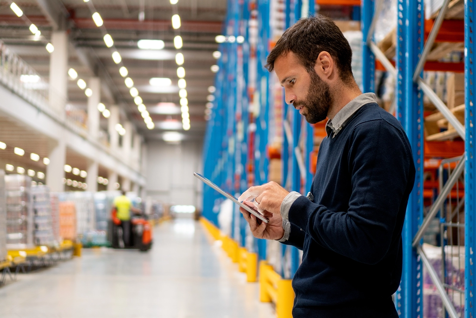 Worker Optimizing Costs Using Transportation Management & VMI Solutions