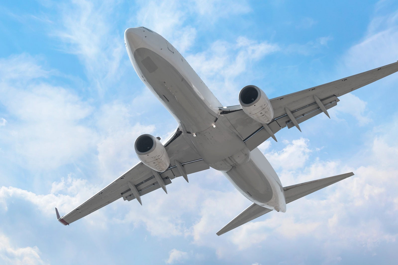 Airplane Flying Receiving Benefits of Supply Chain Consolidation